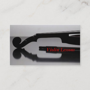 Visita Cartão de visita: Lições de Violino