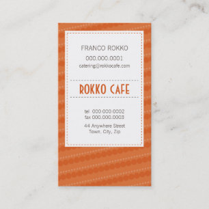 Visita CARTÃO DE VISITA: menu funky 6