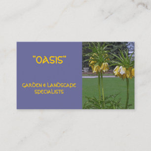 VISITA CARTÃO DE VISITA/PAISAGEM FLORAL, JARDINAGEM, ETC.