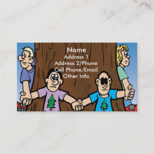 Visita Cartão de visita: Salvar nossas árvores