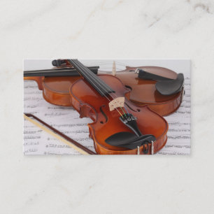Visita Cartão de visita: Serviço do violino