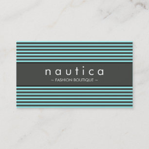 Visita CARTÃO DE VISITA: striped náutica 11