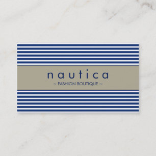Visita CARTÃO DE VISITA: striped náutica 25