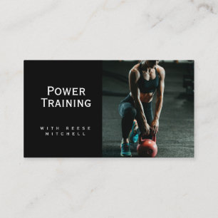 Visita Cartão de visita, Treinamento para Gym personalizá