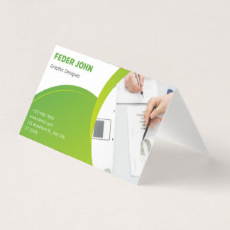 Visita Cartão de Visitas Folha Dupla