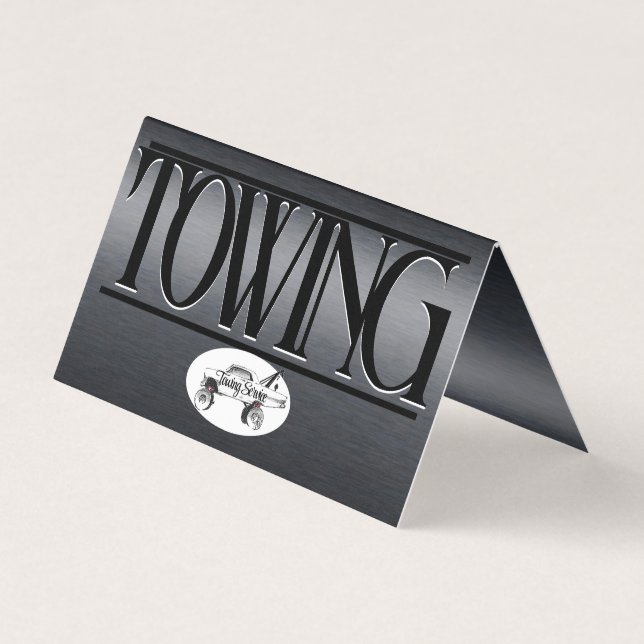 Visita Cartão de Visitas Folha Dupla (Traseira)