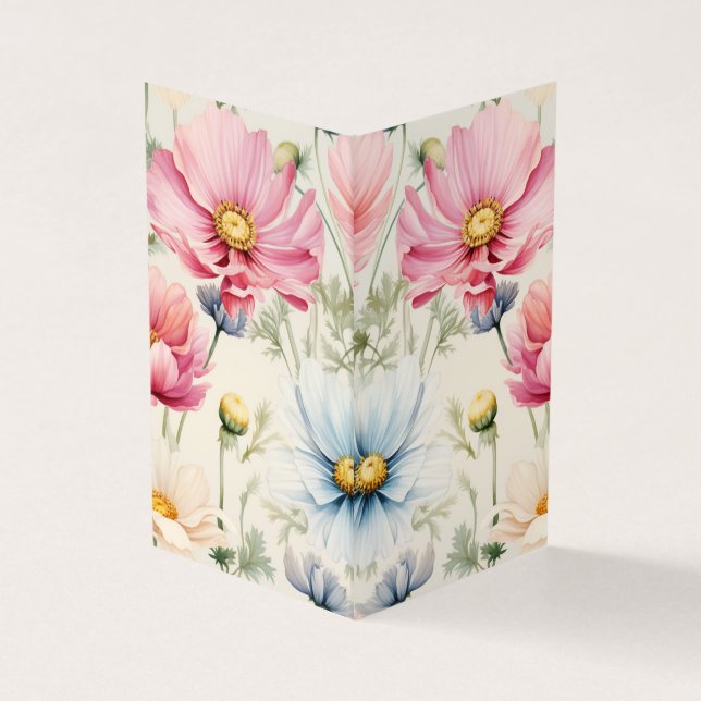 Visita Cartão de Visitas Folha Dupla (Exterior)