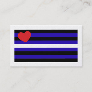 Visita Cartão do truque da bandeira de orgulho de couro