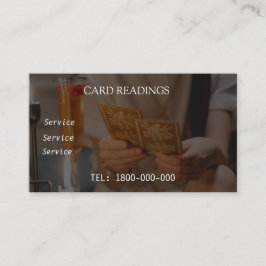 VISITA CARTÃO EDITÁVEL DE LEITURA DE DESTINO