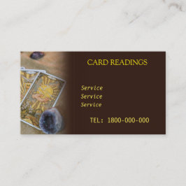 VISITA CARTÃO EDITÁVEL DE LEITURA DE DESTINO