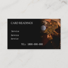 VISITA CARTÃO EDITÁVEL DE LEITURA DE DESTINO