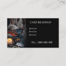 CARTÃO EDITÁVEL DE LEITURA DE TAROT