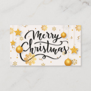 Visita Cartão Feliz de Natal
