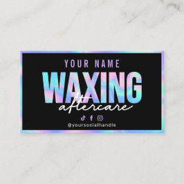 Visita Cartão Holográfico de Aterrissagem