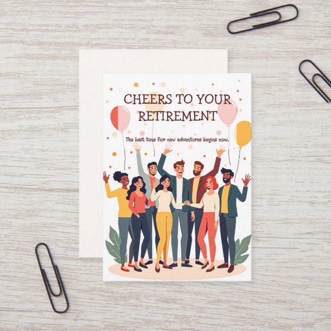 Visita Cartão Personalizado - Colegas de Adeus (Frente/Verso In Situ)