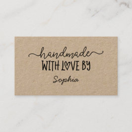 Visita Cartão Personalizado de Amor para Criadores Kraft