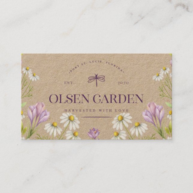 Visita Cartão Personalizado de Mamie - Não Editável (Frente)