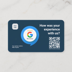 Visita Cartão QR de Revisão Moderna do Google   Como Foi 