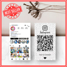 Cartão QR do Instagram de Limpeza Minimalista Casa