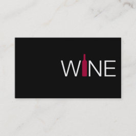 Visita Cartão Simples para Empresas de Vinho Vermelho