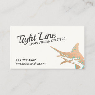 Visita Charters de Pesca Desportiva Marlin Cartão de visi