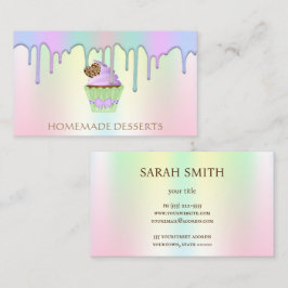 Visita Chef de cozinha de logotipo de cupcake, Cartão de 