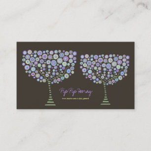 Visita Chocolate Retro Trees Zazzle Business Cartão de vi