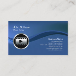 Visita Chrome Video Clip Icon Editor de vídeo Cartão de v