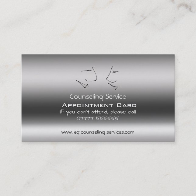 Visita Conselheiro, Cartão de Compromisso de Chefes de Co (Frente)