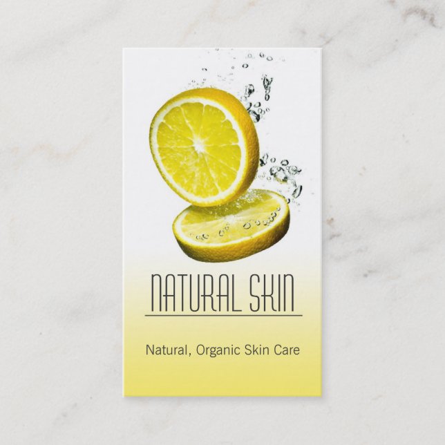 Visita Conselheiro de saúde da pele Beautician cartão de  (Frente)