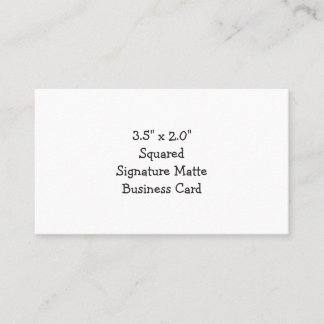 Visita Crie seu próprio cartão simples de 3,5" x 2,0" Mat