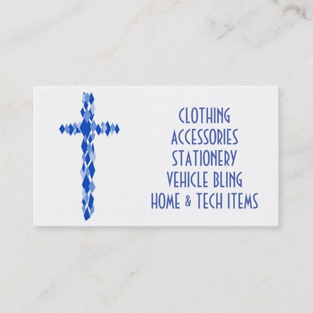 Visita Da igreja cartão de negócios de lado (Frente)