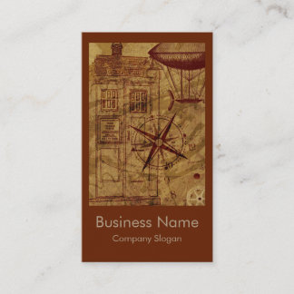 Visita Design de cartão de Steampunk