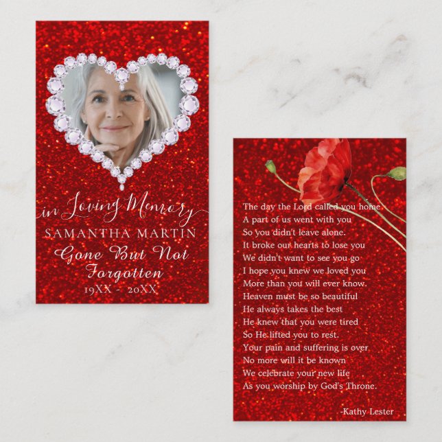 Visita Dourado Cartão com fotos de Oração do Memorial do  (Frente/Verso)