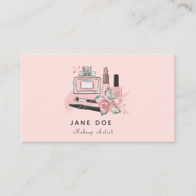 Visita Elegante Artista Cartão de visita" (Frente)