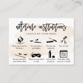 Visita Extensão da pálpebra rosa moderna do cartão de pós