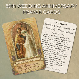 Visita Favor de Aniversário de Casamento Católico Cartão 