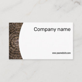 Visita Fotografia de madeira minimalista QR Cartão de vis