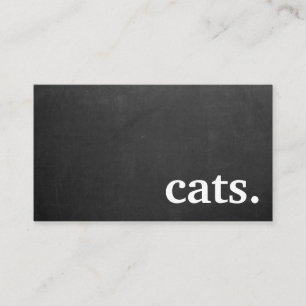 Visita Gatos modernos. cartão de pagamento de fidelidade