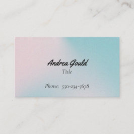 Visita Gradiente profissional, cor-de-rosa e Cartão de vi