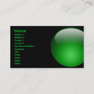 Visita Grande cartão de mármore verde