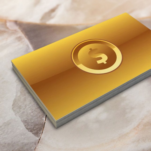 Visita Grande Dólar - Sinal Contabilístico - Cartão de vi (Criador carregado)