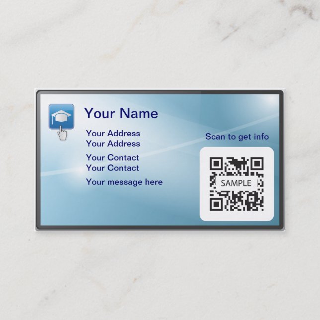 Visita Grau em linha do modelo de cartão de negócios (Frente)