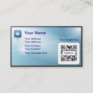 Visita Grau em linha do modelo de cartão de negócios