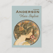 Hair Stylist Flowers Beauty CC0644 Cartão de visit