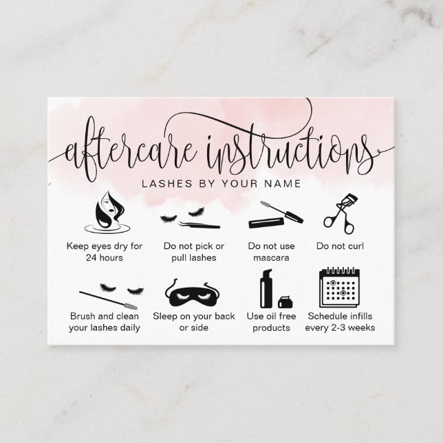 Visita Ícones modernos de extensões de pestanas do cartão (Frente)