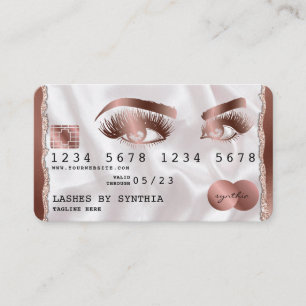 Visita Lashes longos Rosa Dourados  com cartão de crédito
