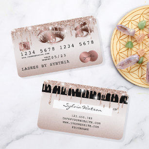 Visita Lashes longos Rosa Dourados  com cartão de crédito