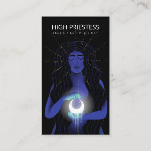 Visita Leitor de Cartão Tarot de Ilustração Espiritual