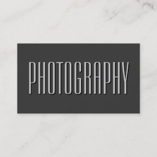 Visita Letra-sombra Cinza Fotografia Artista Cartão de vi